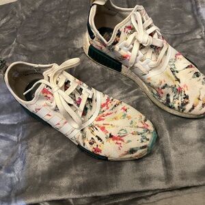 Adidas NMD R1 Boost Tie Dye Green White Red Watercolor Ultra GX5372 Si.